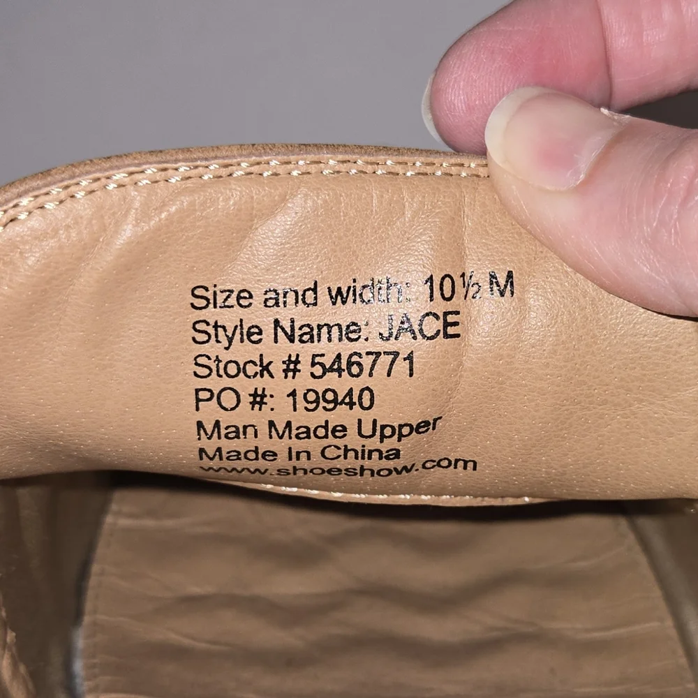 Savannah Harbor Men's 10.5M Tan Loafers